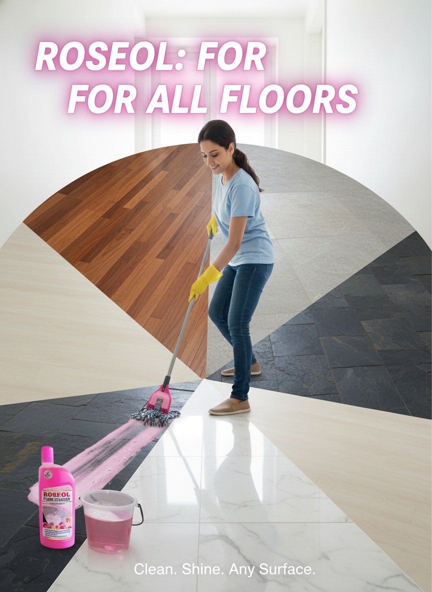 Roseol Multi - surface Floor cleaner combo Rose Fragrances 4 Roseol Multi - surface Floor cleaner combo Rose Fragrances - Image 4