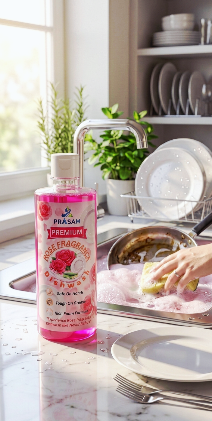 Premium Rose Fragrance Dishwash Combo 3 Premium Rose Fragrance Dishwash Combo - Image 3