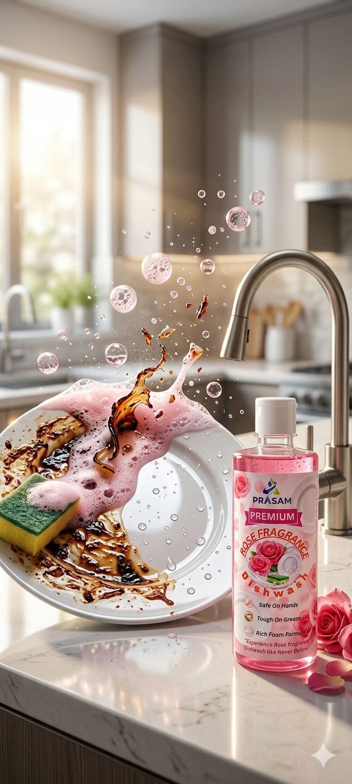 Premium Rose Fragrance Dishwash 3 Premium Rose Fragrance Dishwash - Image 3