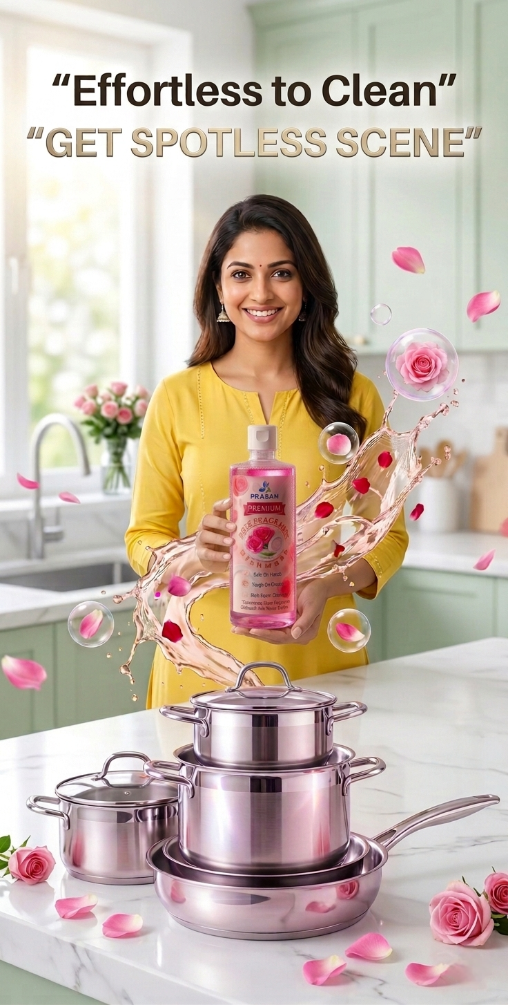 Premium Rose Fragrance Dishwash Combo 5 Premium Rose Fragrance Dishwash Combo - Image 5