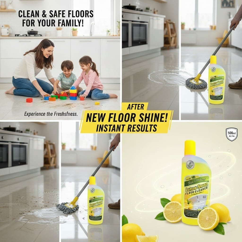 Lemon Shine Multi-surface Floor cleaner combo 4 Lemon Shine Multi-surface Floor cleaner combo - Image 4