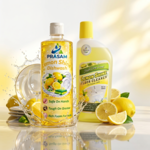 Lemon Fragrance Dishwash & Floor Cleaner Combo