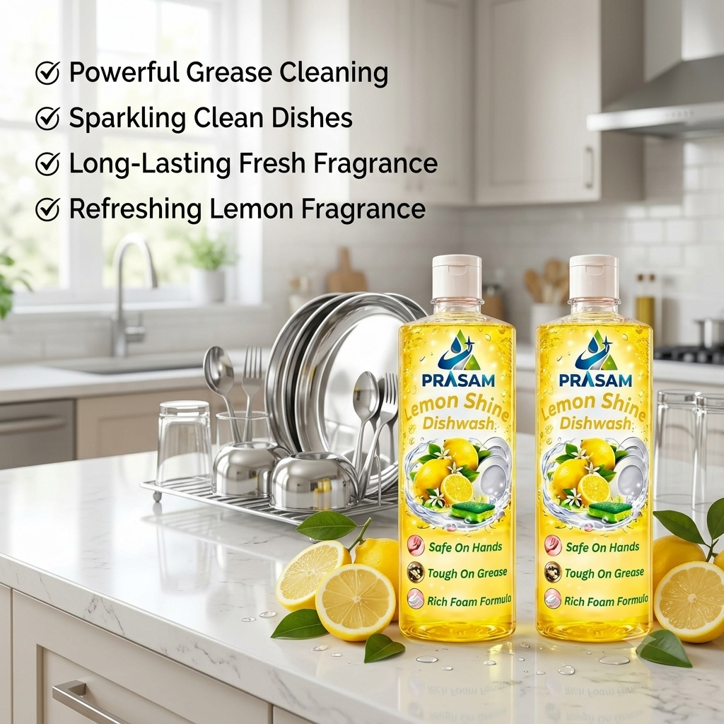 Lemon Fragrance Dishwash Combo (500ml) Each - Image 2