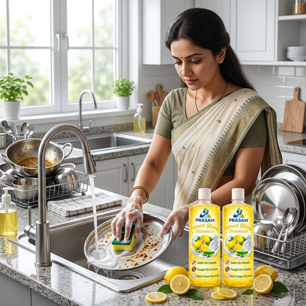 Lemon Fragrance Dishwash Combo (500ml) Each - Image 4